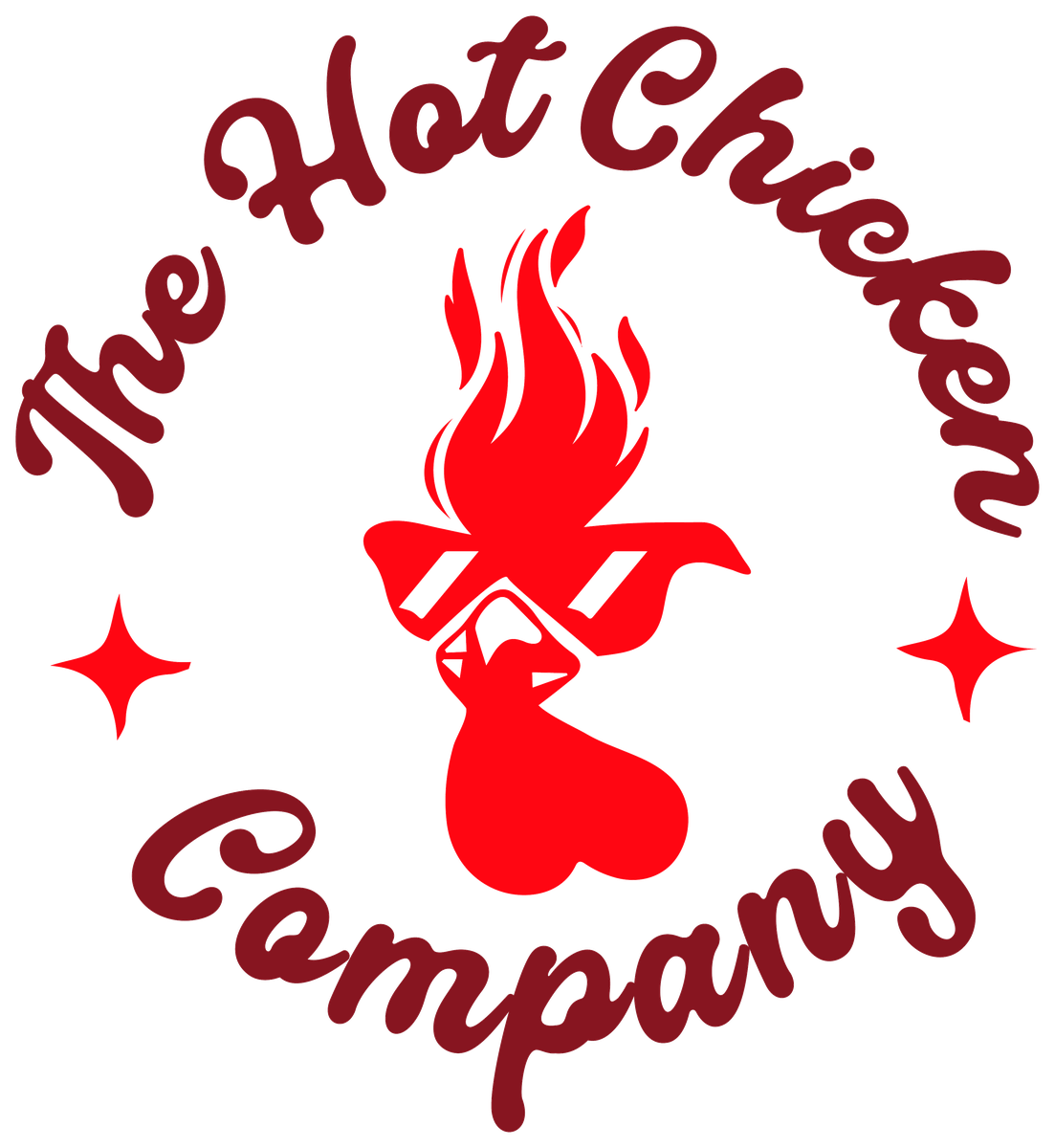 The hot chicken logo web